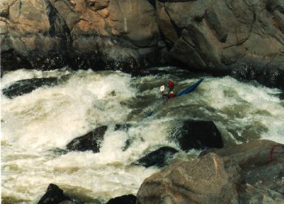 Fin Rock - above hole