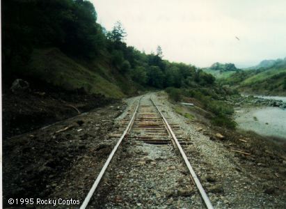 railroad paralleling river